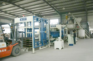 Semi Automatic Block Production Line