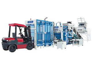 Interlocking Brick Machine, Block Machine